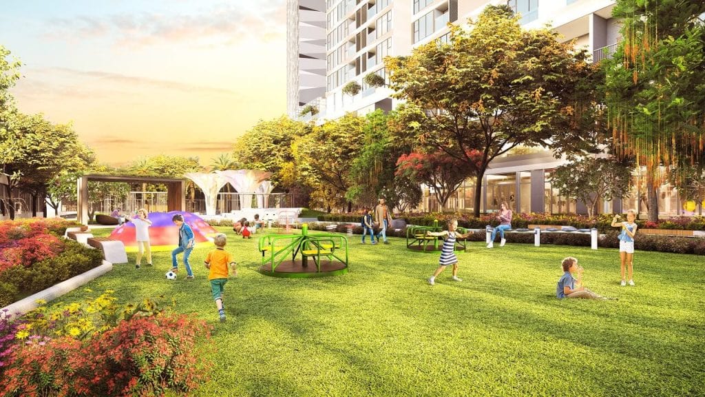 Tiện ích Sun Feliza Suites - Thông tin chính thức từ Sun Group 6 Khu vui chơi dành cho trẻ em với không gian xanh mát và các trò chơi an toàn, lý tưởng cho gia đình trẻ.