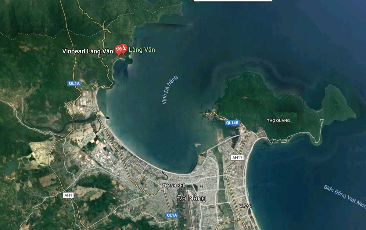 Vị trí đắc địa của dự án Vinhomes Hải Vân Bay