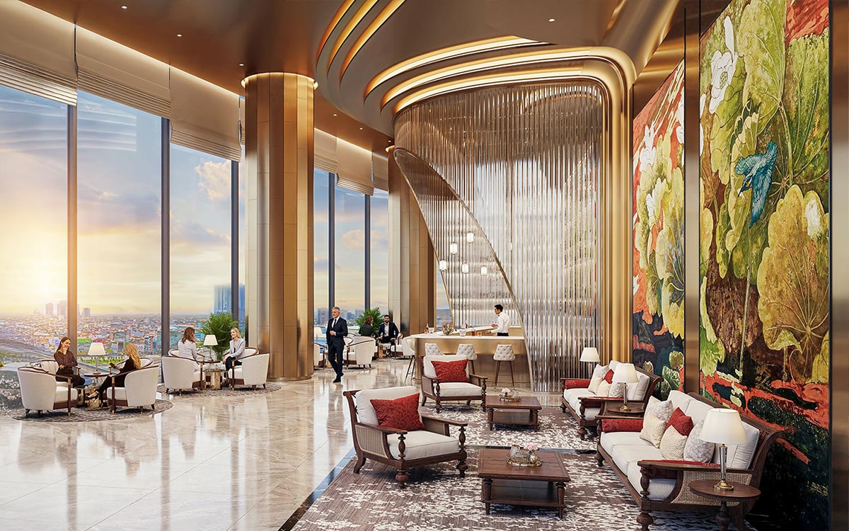 Vip Lounge tại Sun Feliza Suites – không gian thượng lưu với thiết kế sang trọng, nơi hội tụ và tận hưởng những khoảnh khắc đẳng cấp.