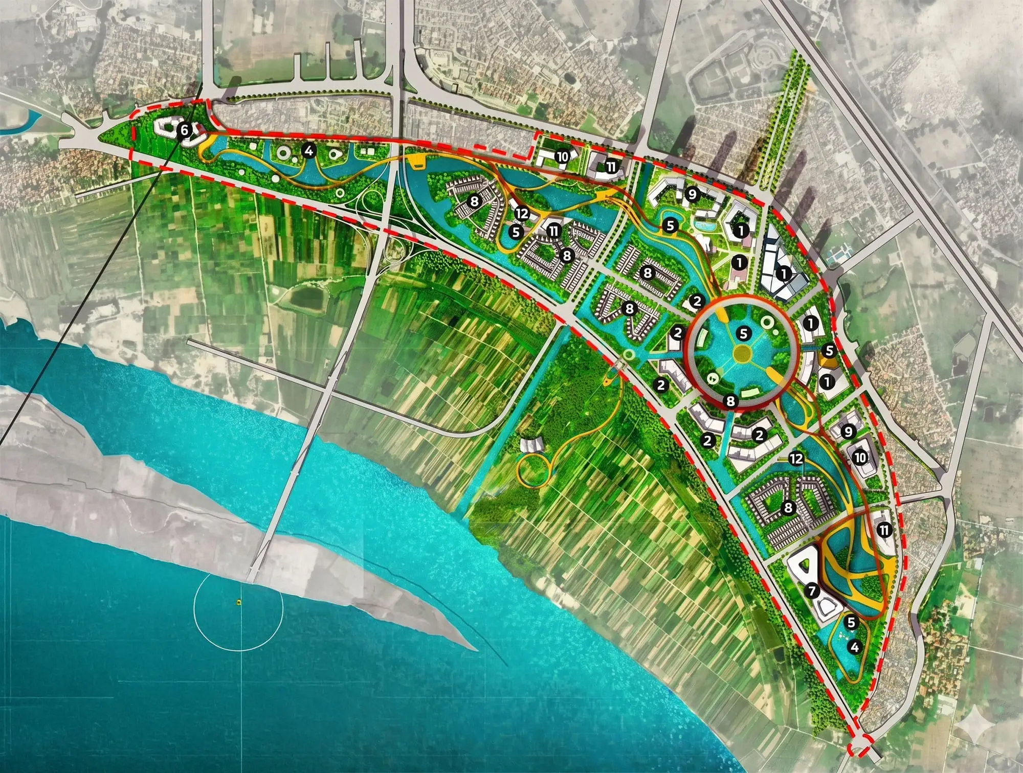 Quy hoạch dự án The Grand Riveria